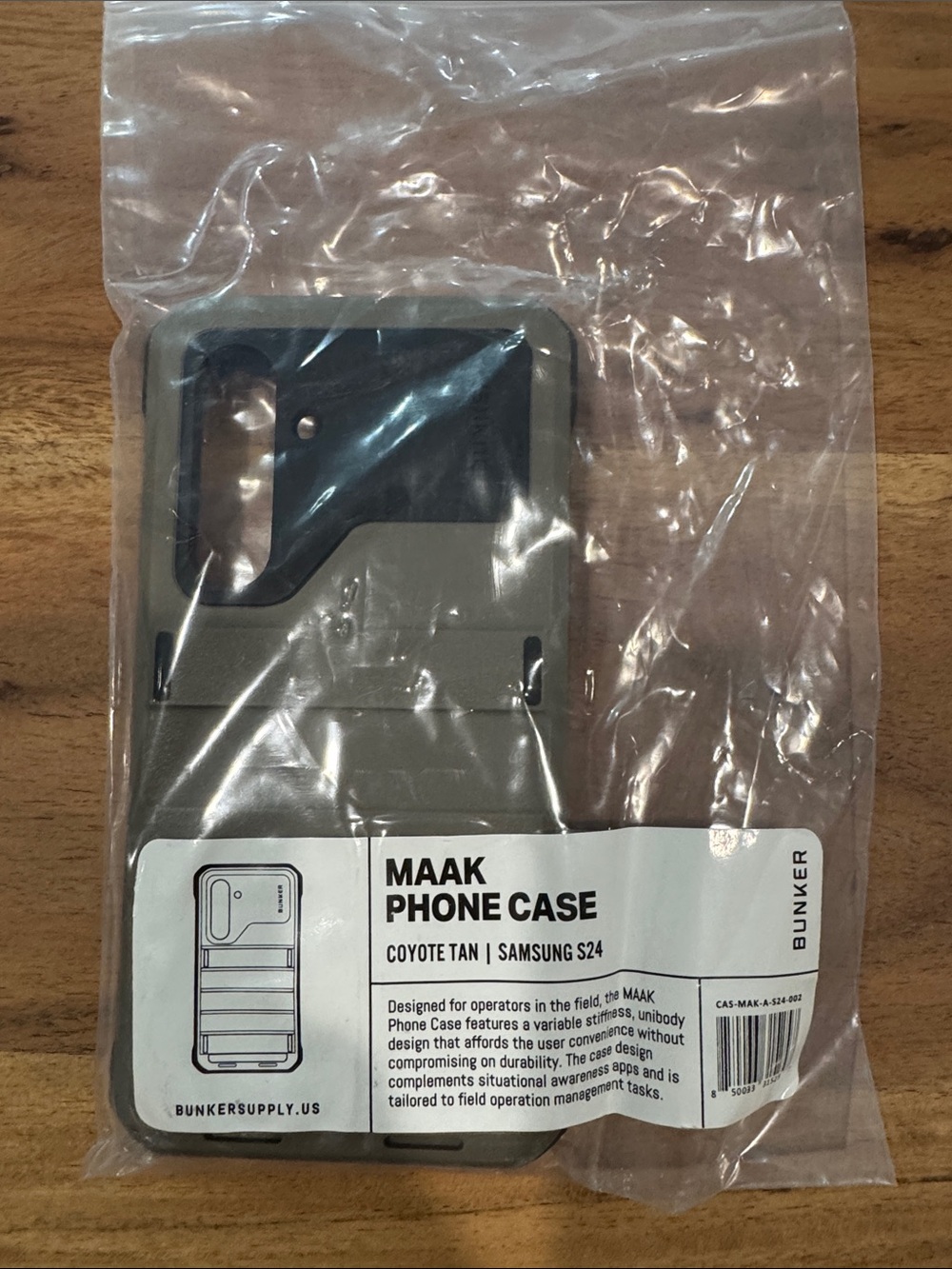 Phone Case for Samsung S24 — Coyote Tan